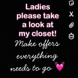 Everything must go. Make an offer.❤️